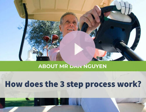 How does the 3 step process work?