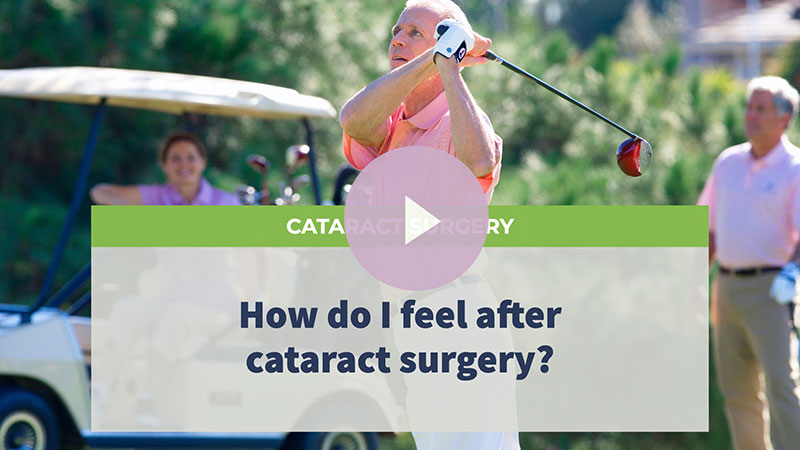 Senior golfer enjoying a great round of golf.